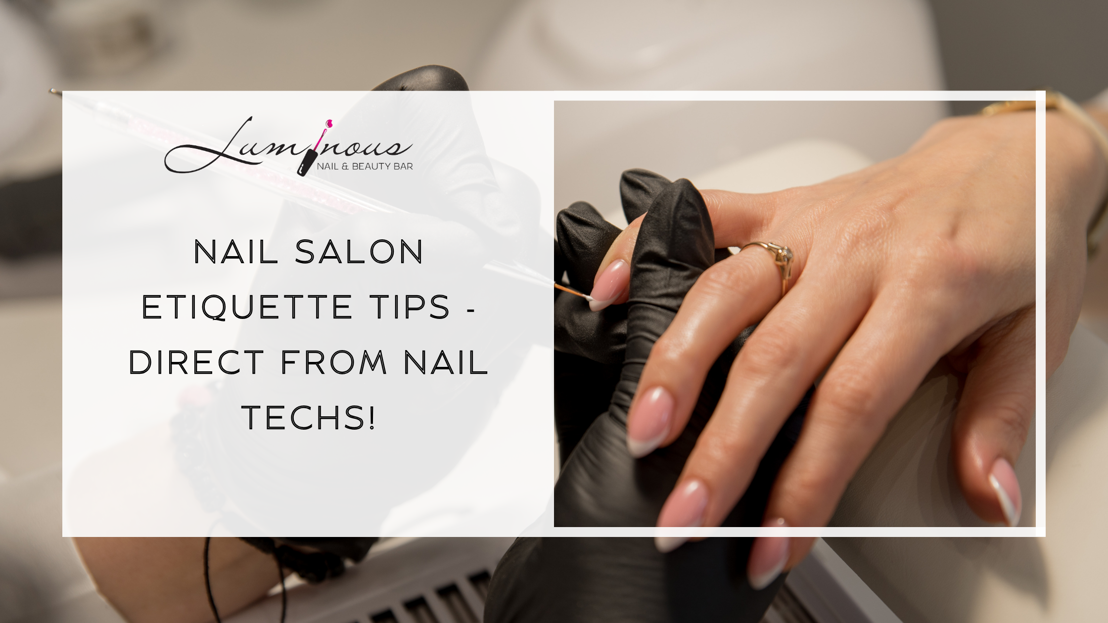 Nail Salon Etiquette